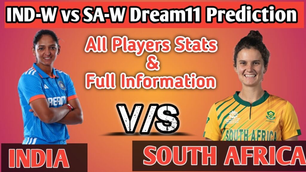 IND-W vs SA-W Dream11 Prediction, Women’s Tri Series 5TH Match Preview, Playing11, Pitch Report In Depth Analysis.
